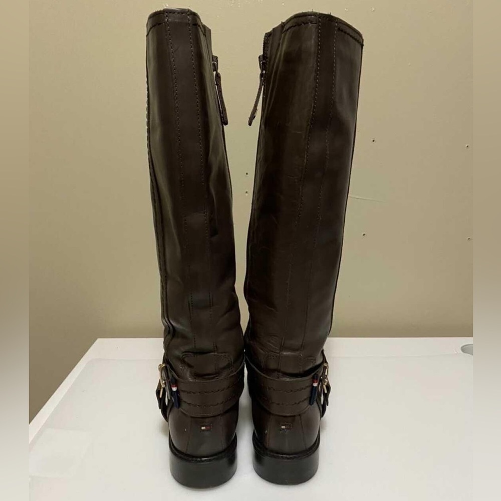 LEATHER RIDING WINTER BOOT SIZE 7.5 - Picture 2 of 5